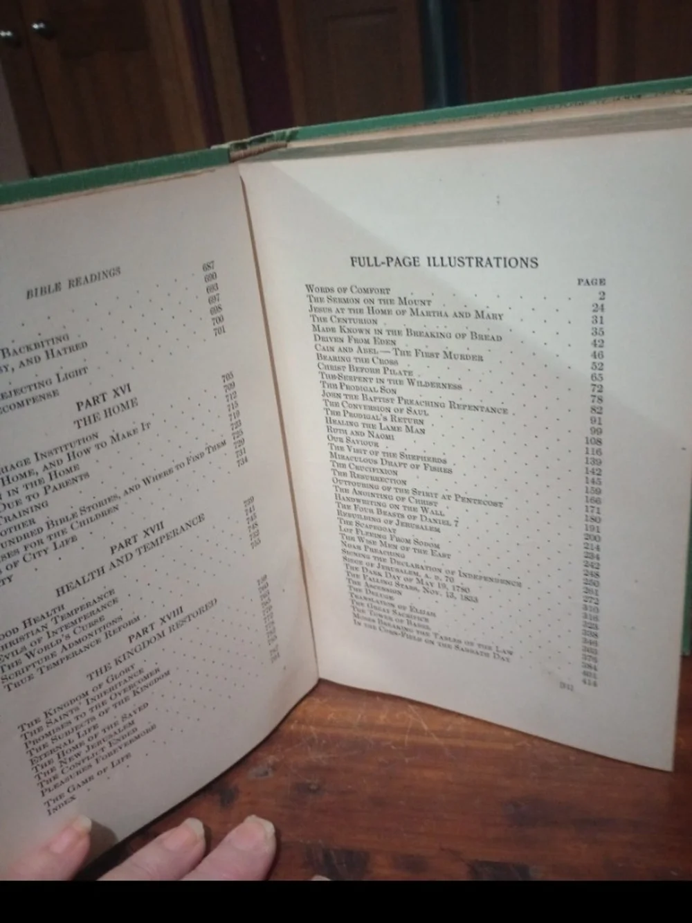 Bible Readings for the Home Circle - Green Decorative Hardcover